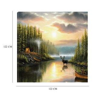 Foto 6 | Cuadro Decorativo - Recuerdos Con Papá - Chuck Black - Arte Paisaje - Impresión En Lienzo - Fine Art Tj