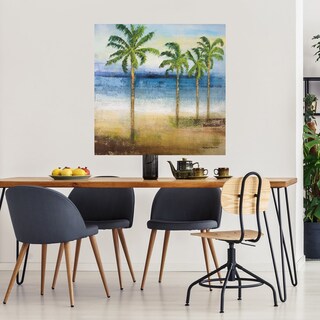 Foto 3 | Cuadro Decorativo - Palmeras En El Oceano Ii - Michael Marcon - Arte Costa - Impresión En Lienzo - Fine Art Tj