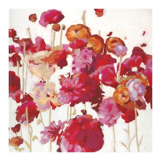 Foto 1 | Cuadro Decorativo - Sueño Floral Rojo I - Randy Hibberd - Arte Floral - Impresión En Lienzo - Fine Art Tj