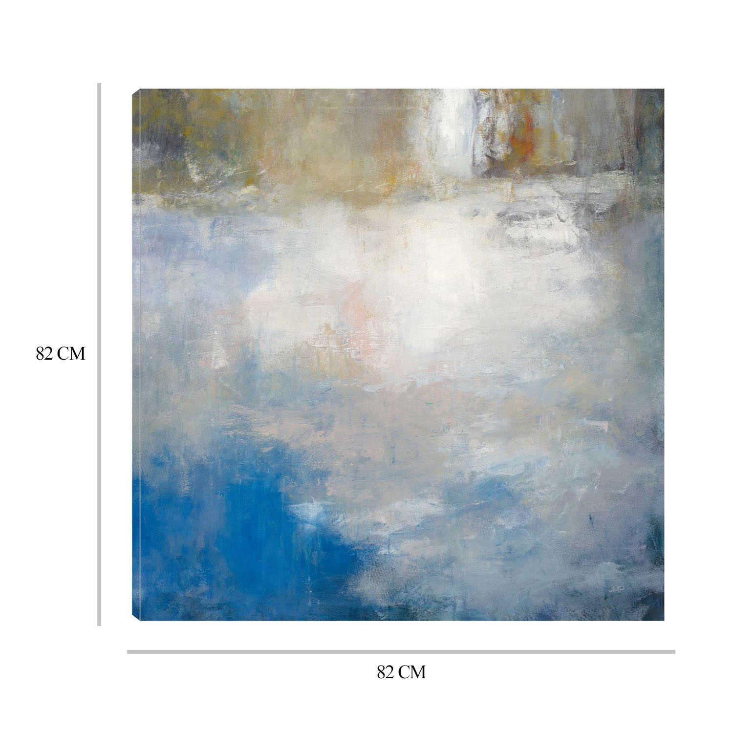 Foto 6 | Cuadro Decorativo Fine Art TJ 'Río Abstracto' de Julia Purinton 82 x 82 cm
