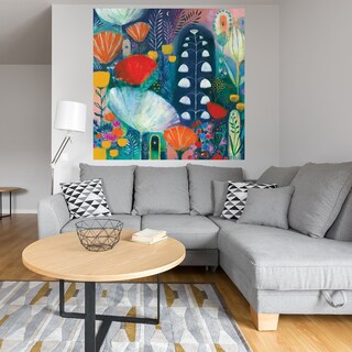 Foto 4 | Cuadro Decorativo - Noche Blanca - Corina Capri - Arte Abstracto - Impresión En Lienzo - Fine Art Tj