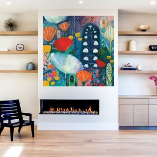 Foto 5 | Cuadro Decorativo - Noche Blanca - Corina Capri - Arte Abstracto - Impresión En Lienzo - Fine Art Tj