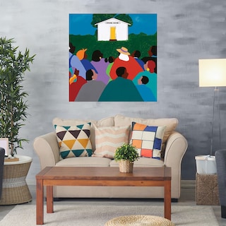 Foto 2 | Cuadro Decorativo Fine Art Tj Persiguiendo el Sentido de las Islas Gullah-synthia Saint James Arte Moderno Impres