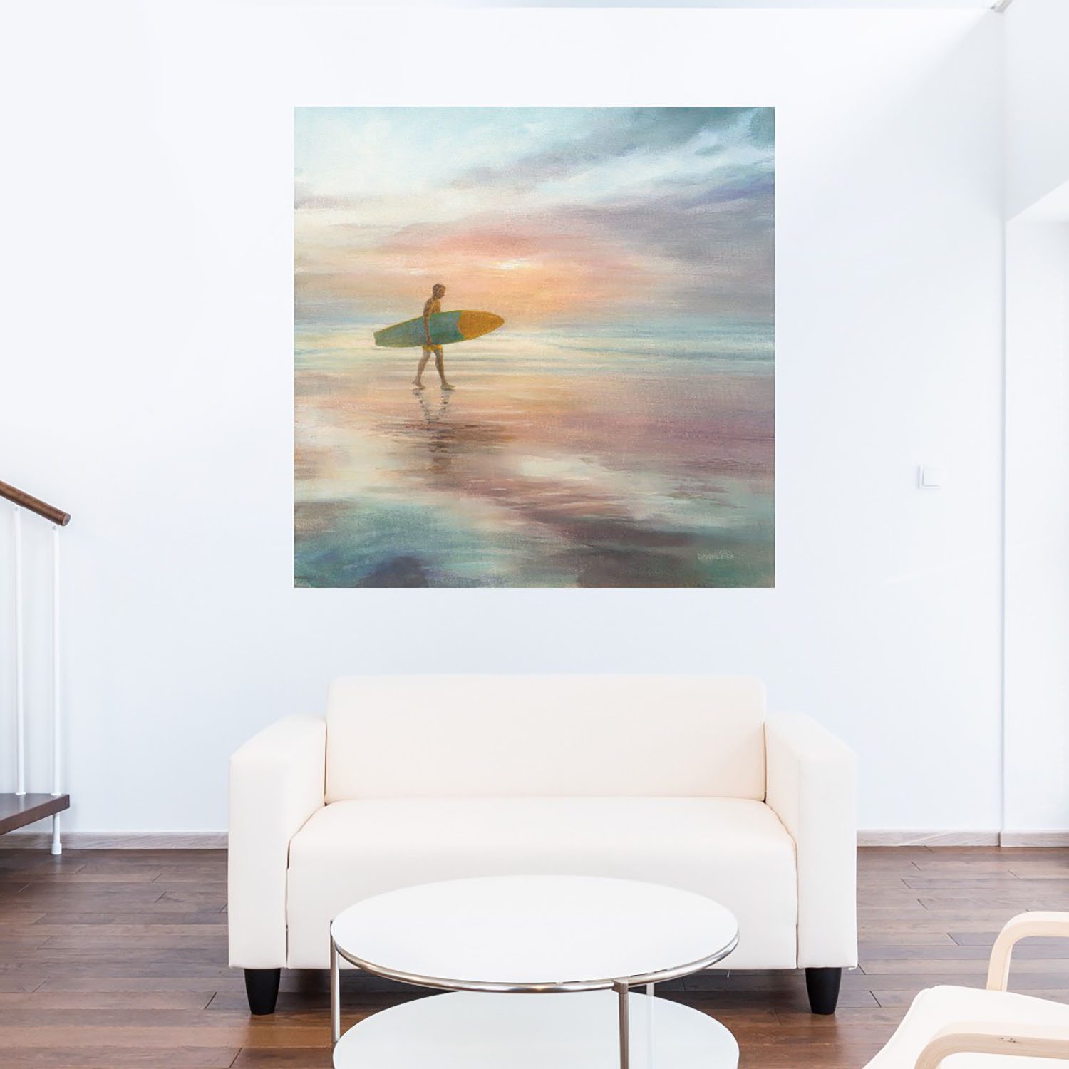 Foto 5 | Cuadro Decorativo - Rendición Cálida - Karen Hale  - Arte Paisaje - Impresión En Lienzo - Fine Art Tj