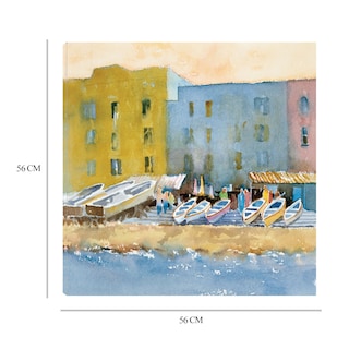 Foto 6 | Cuadro Decorativo - Puerto En Capri I - Barbara Maiser - Arte Costa - Impresión En Lienzo - Fine Art Tj