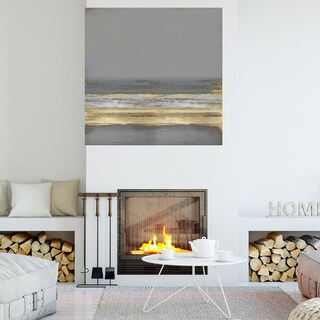 Foto 4 | Cuadro Decorativo Fine Art Tj Oro en Gris Taylor Hamilton Arte Paisaje Impresión en Lienzo