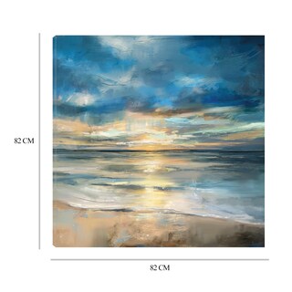 Foto 6 | Cuadro Decorativo - Surf En Índigo - Studio Arts - Arte Paisaje - Impresión En Lienzo - Fine Art Tj