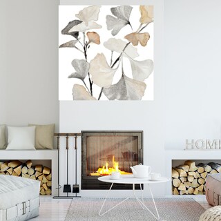 Foto 4 | Cuadro Decorativo - Tallos De Ginko Neutral I - Lanie Loreth - Arte Floral - Impresión En Lienzo - Fine Art Tj