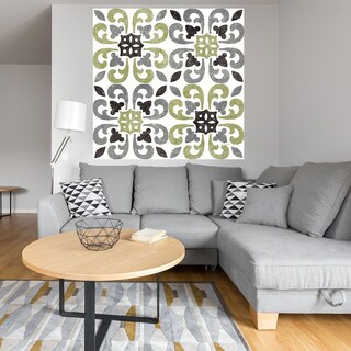 Foto 4 | Cuadro Decorativo - Patrón Clásico De Cítricos Iv Negro - Sue Schlabach - Arte Abstracto - Impresión En Lienzo