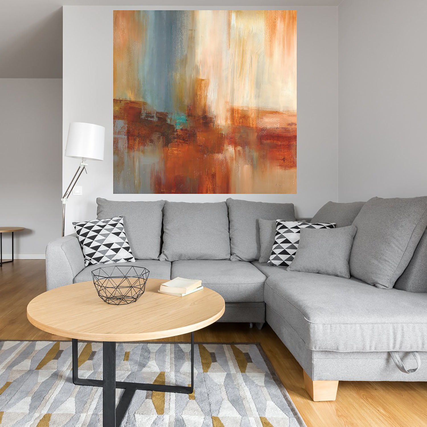 Foto 4 | Cuadro Decorativo Fine Art Tj Nuevo Gris