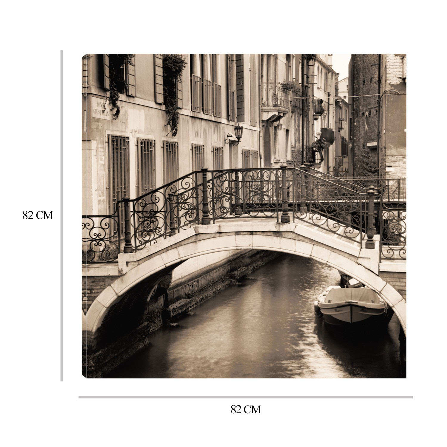 Foto 7 pulgar | Cuadro Decorativo - Puente De Venezia No. 1 - Alan Blaustein  - Arte Ciudades - Impresión En Lienzo - Fine Art Tj