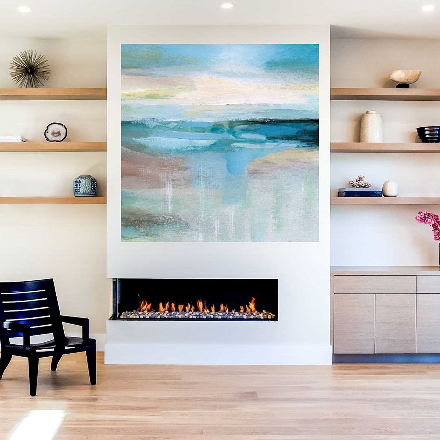 Foto 5 | Cuadro Decorativo - Resumen De La Mañana - Carol Robinson  - Arte Paisaje - Impresión En Lienzo - Fine Art Tj
