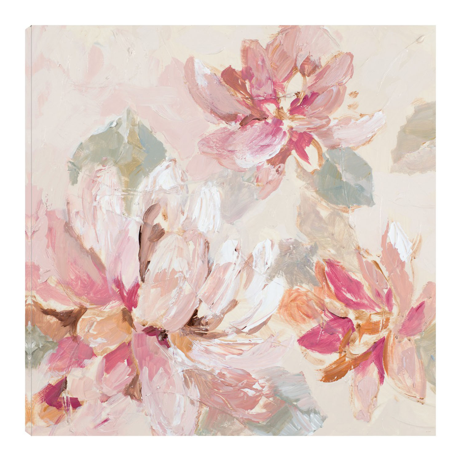 Foto 1 | Cuadro Decorativo Fine Art Tj Sonrojo de Primavera I Lanie Loreth Arte Floral Impresión en Lienzo