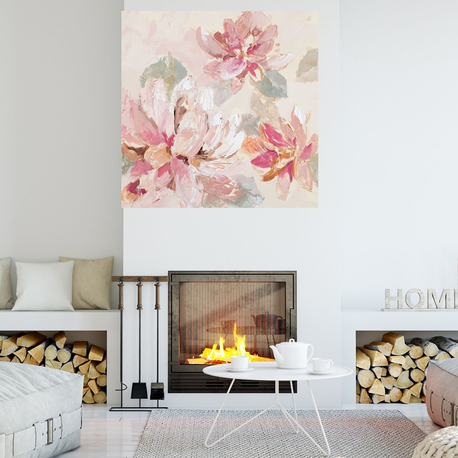 Foto 4 | Cuadro Decorativo Fine Art Tj Sonrojo de Primavera I Lanie Loreth Arte Floral Impresión en Lienzo