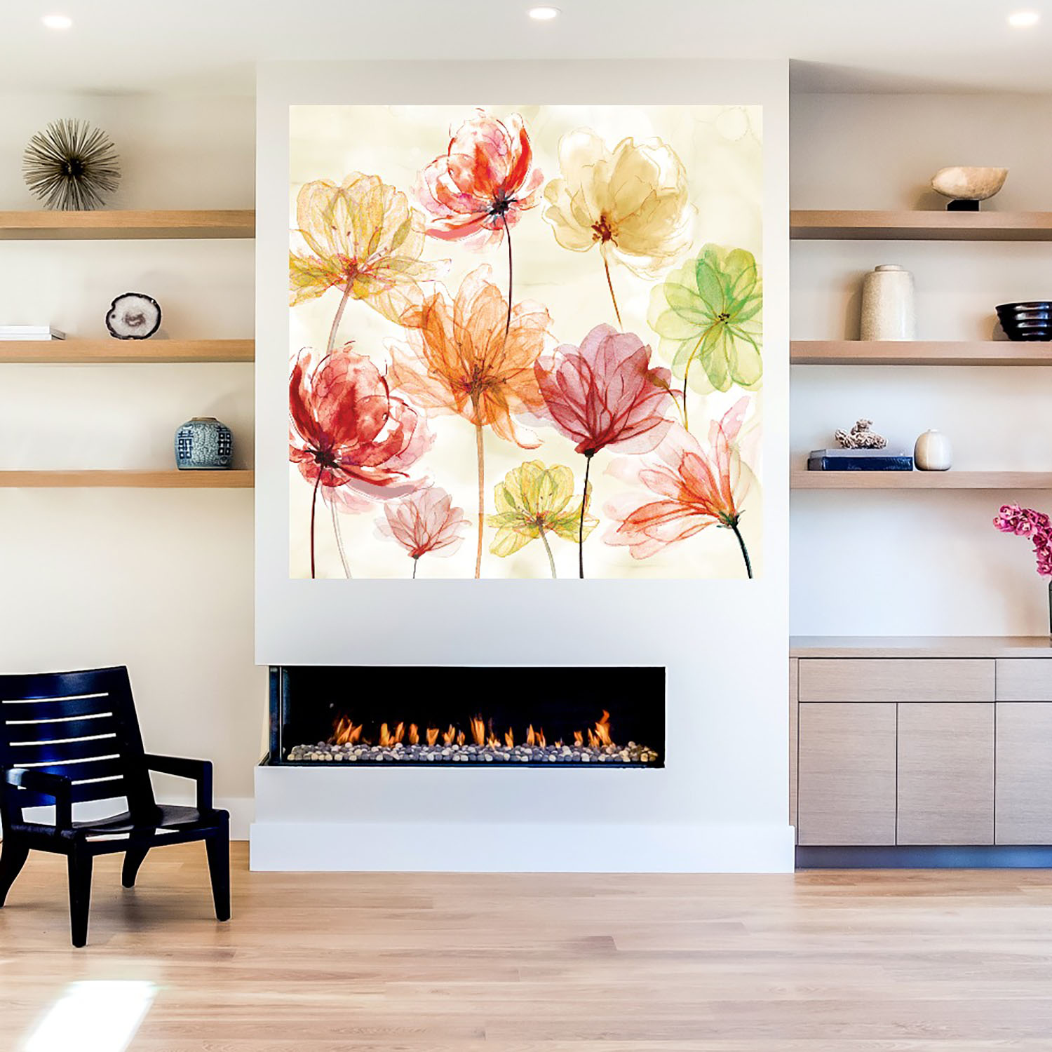 Foto 5 | Cuadro Decorativo Fine Art Tj Sonrojo de Primavera I Lanie Loreth Arte Floral Impresión en Lienzo