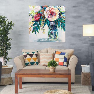 Foto 2 | Cuadro Decorativo Fine Art Tj Seductor Jeanette Vertentes Arte Floral Impresión en Lienzo