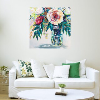 Foto 3 | Cuadro Decorativo Fine Art Tj Seductor Jeanette Vertentes Arte Floral Impresión en Lienzo