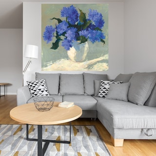 Foto 4 | Cuadro Decorativo Fine Art Tj Ramo de Hortensias Azules Dale Payson Arte Floral Impresión en Lienzo