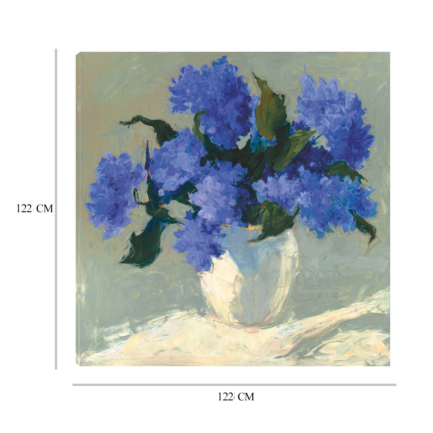 Foto 7 pulgar | Cuadro Decorativo Fine Art Tj Ramo de Hortensias Azules Dale Payson Arte Floral Impresión en Lienzo