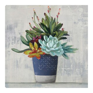 Foto 1 | Cuadro Decorativo - Suculentas I - Julia Purinton - Arte Floral - Impresión En Lienzo - Fine Art Tj