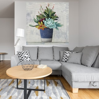 Foto 4 | Cuadro Decorativo - Suculentas I - Julia Purinton - Arte Floral - Impresión En Lienzo - Fine Art Tj