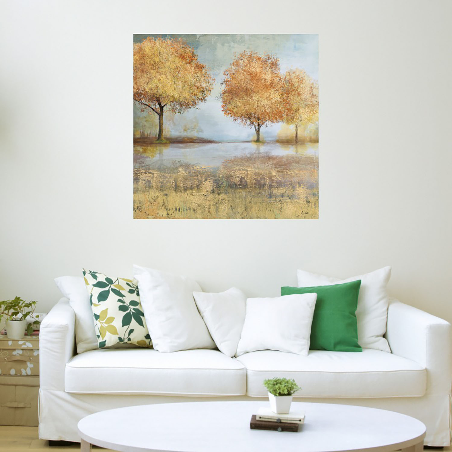 Foto 4 pulgar | Cuadro Decorativo Fine Art Tj Paisaje Dorado II Carson Lyons Arte Paisaje Impresión en Lienzo