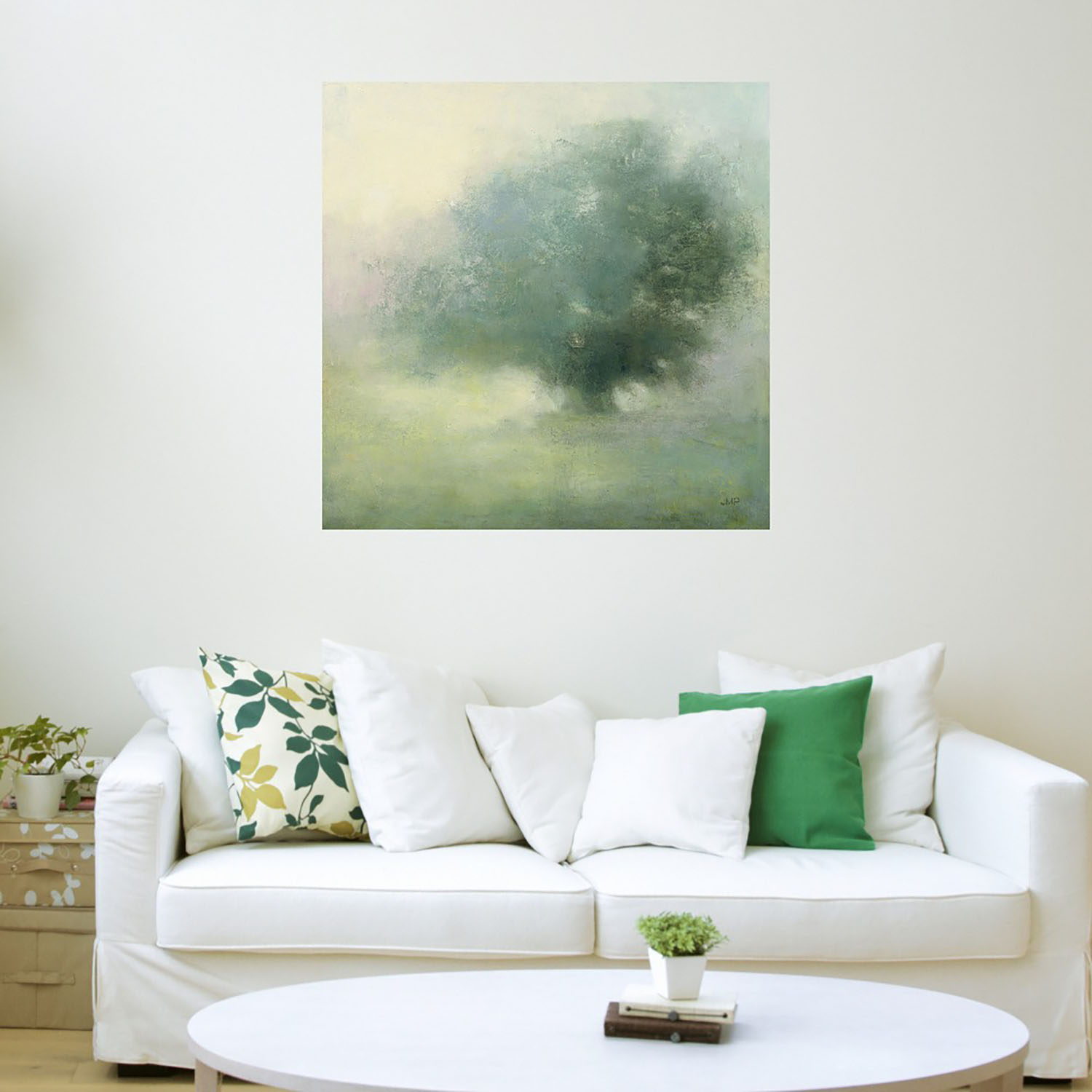 Foto 4 pulgar | Cuadro Decorativo Fine Art TJ 'Niebla por la Mañana' de Julia Purinton 122 x 122 cm