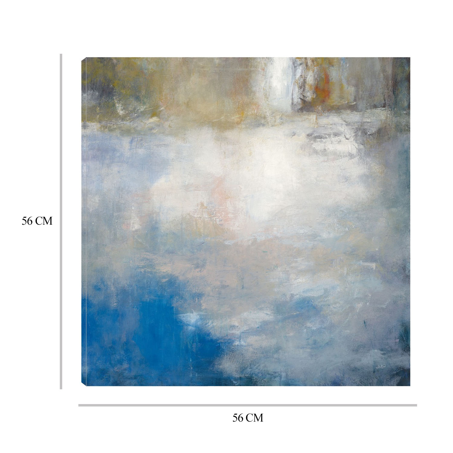 Foto 7 pulgar | Cuadro Decorativo Fine Art TJ 'Río Abstracto' de Julia Purinton 56 x 56 cm