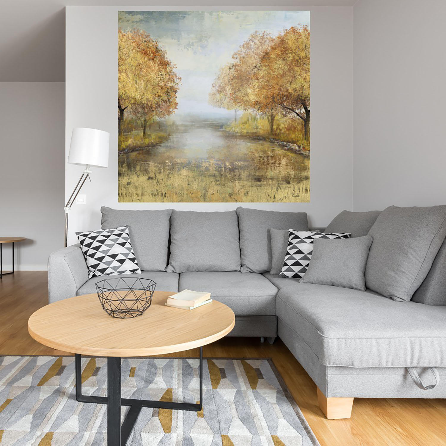 Foto 5 pulgar | Cuadro Decorativo Fine Art Tj Paisaje Dorado I Carson Lyons Arte Paisaje Impresión en Lienzo