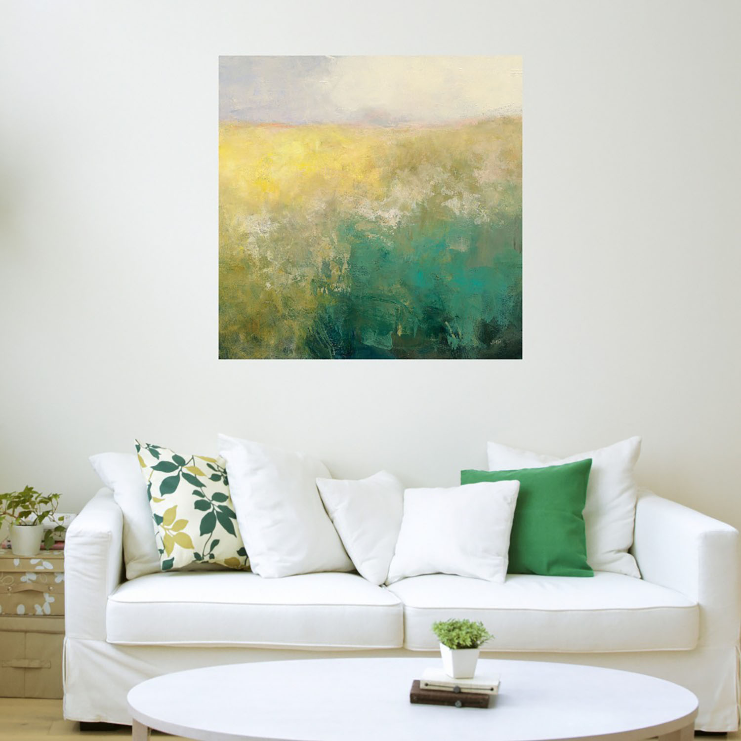 Foto 3 | Cuadro Decorativo - Prado Abstracto - Julia Purinton  - Arte Paisaje - Impresión En Lienzo - Fine Art Tj
