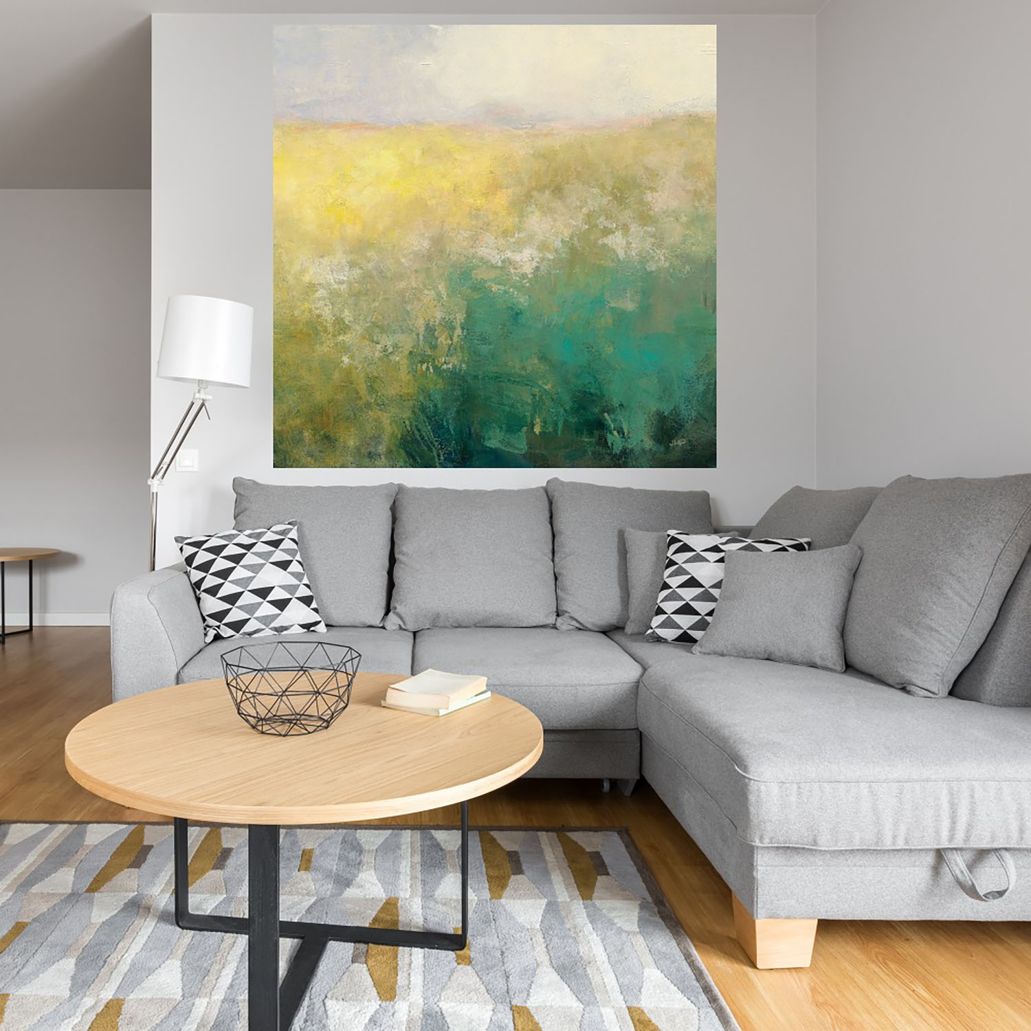Foto 4 | Cuadro Decorativo - Prado Abstracto - Julia Purinton  - Arte Paisaje - Impresión En Lienzo - Fine Art Tj
