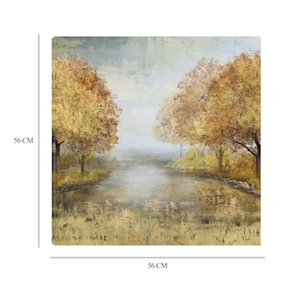 Foto 6 | Cuadro Decorativo Fine Art Tj Paisaje Dorado I Carson Lyons Arte Paisaje Impresión en Lienzo