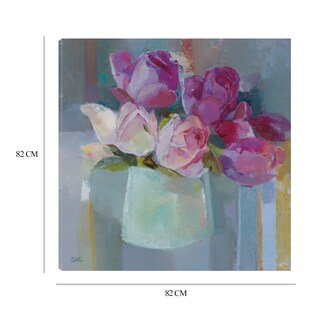 Foto 6 | Cuadro Decorativo - Rosas Para La Mesa - Sarah Simpson - Arte Floral - Impresión En Lienzo - Fine Art Tj