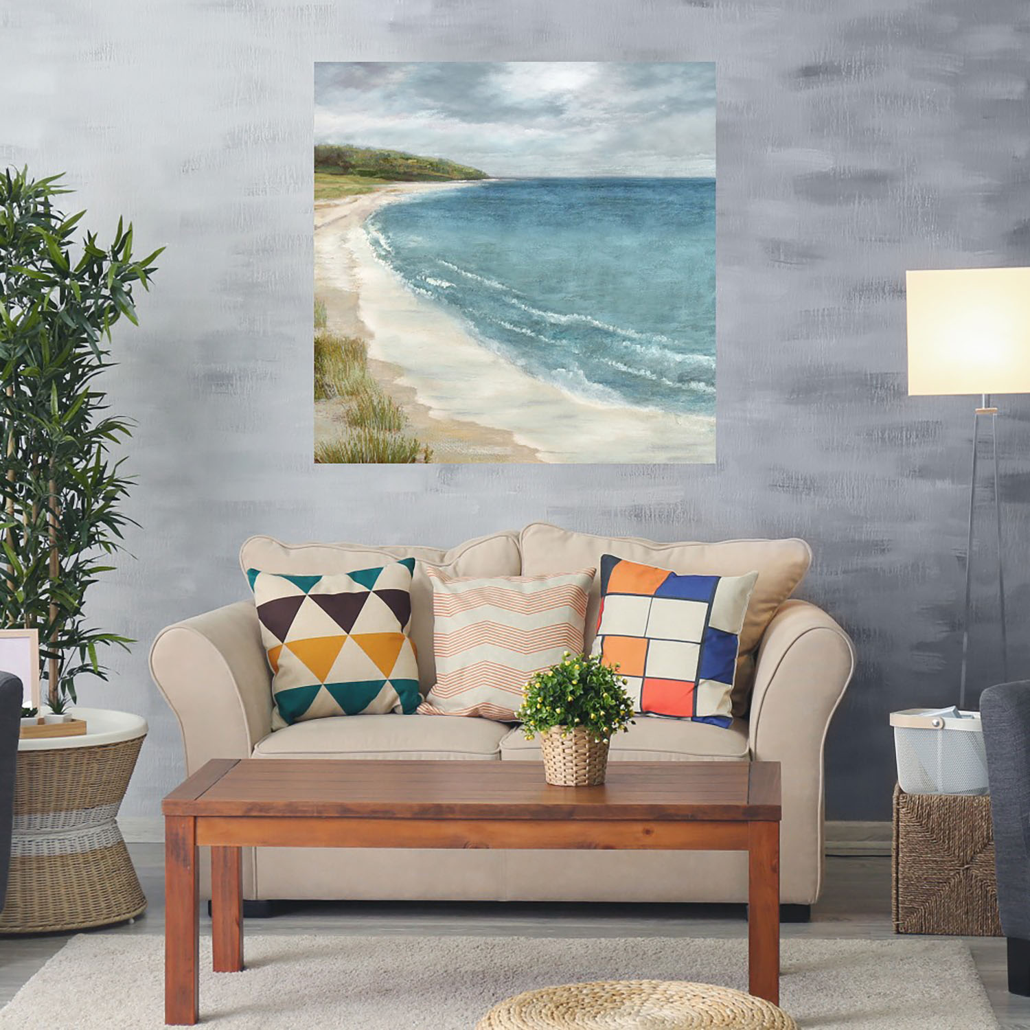Foto 2 | Cuadro Decorativo Fine Art Tj Paseo por la Costa Paul Duncan
