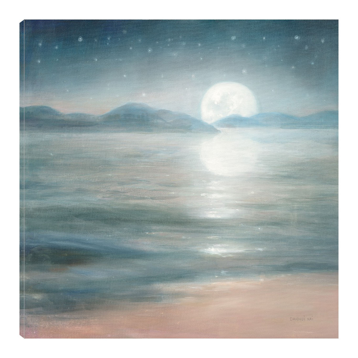 Foto 1 | Cuadro Decorativo - Sueño De Media Luna - Danhui Nai  - Arte Paisaje - Impresión En Lienzo - Fine Art Tj