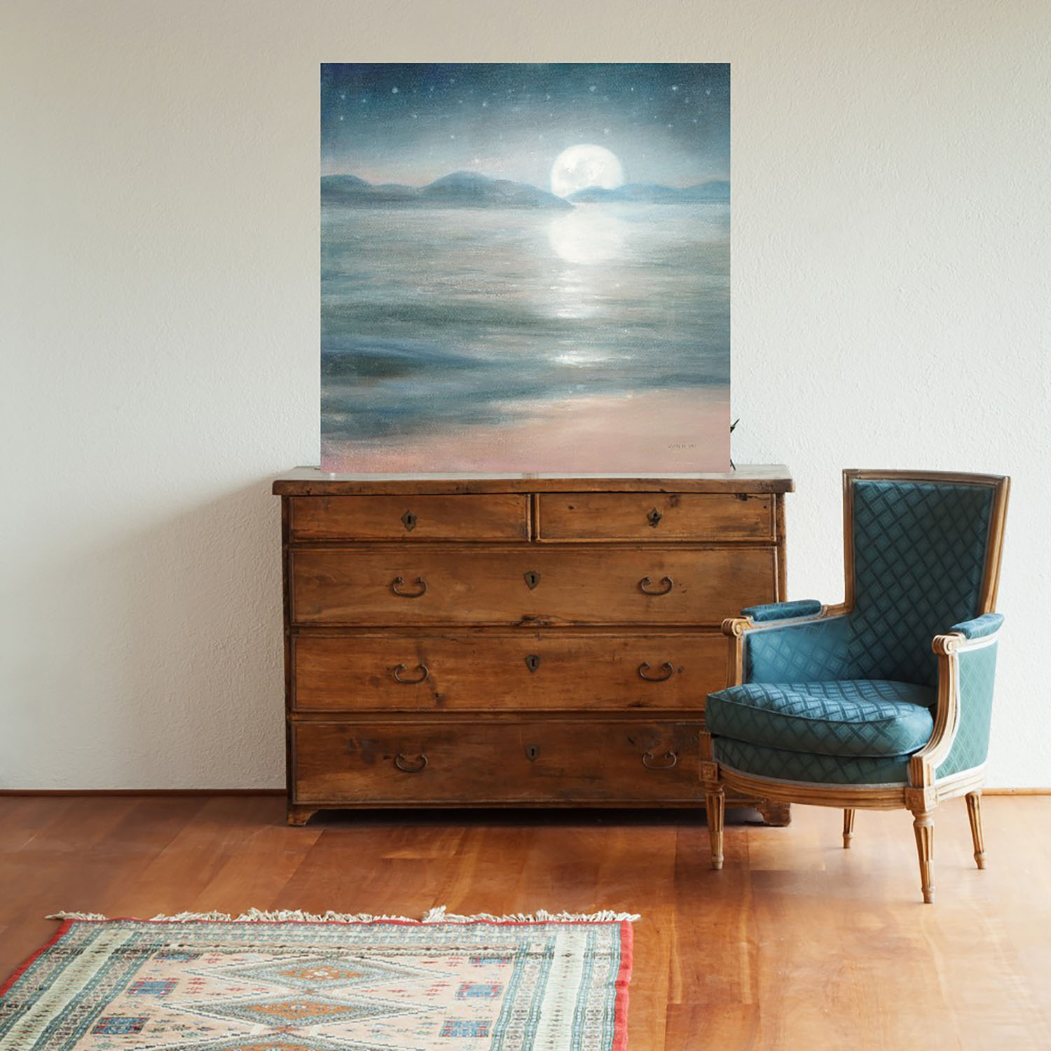 Foto 2 | Cuadro Decorativo - Sueño De Media Luna - Danhui Nai  - Arte Paisaje - Impresión En Lienzo - Fine Art Tj
