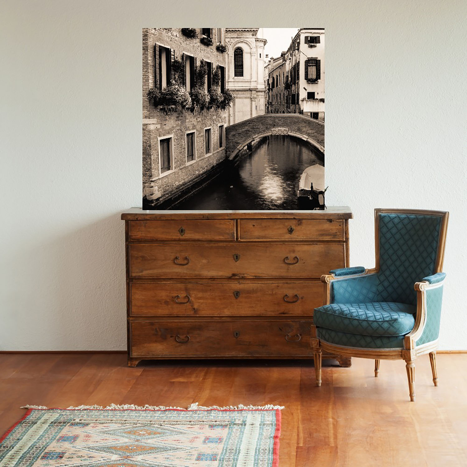Foto 3 pulgar | Cuadro Decorativo - Puente De Venezia No. 2 - Alan Blaustein  - Arte Ciudades - Impresión En Lienzo - Fine Art Tj