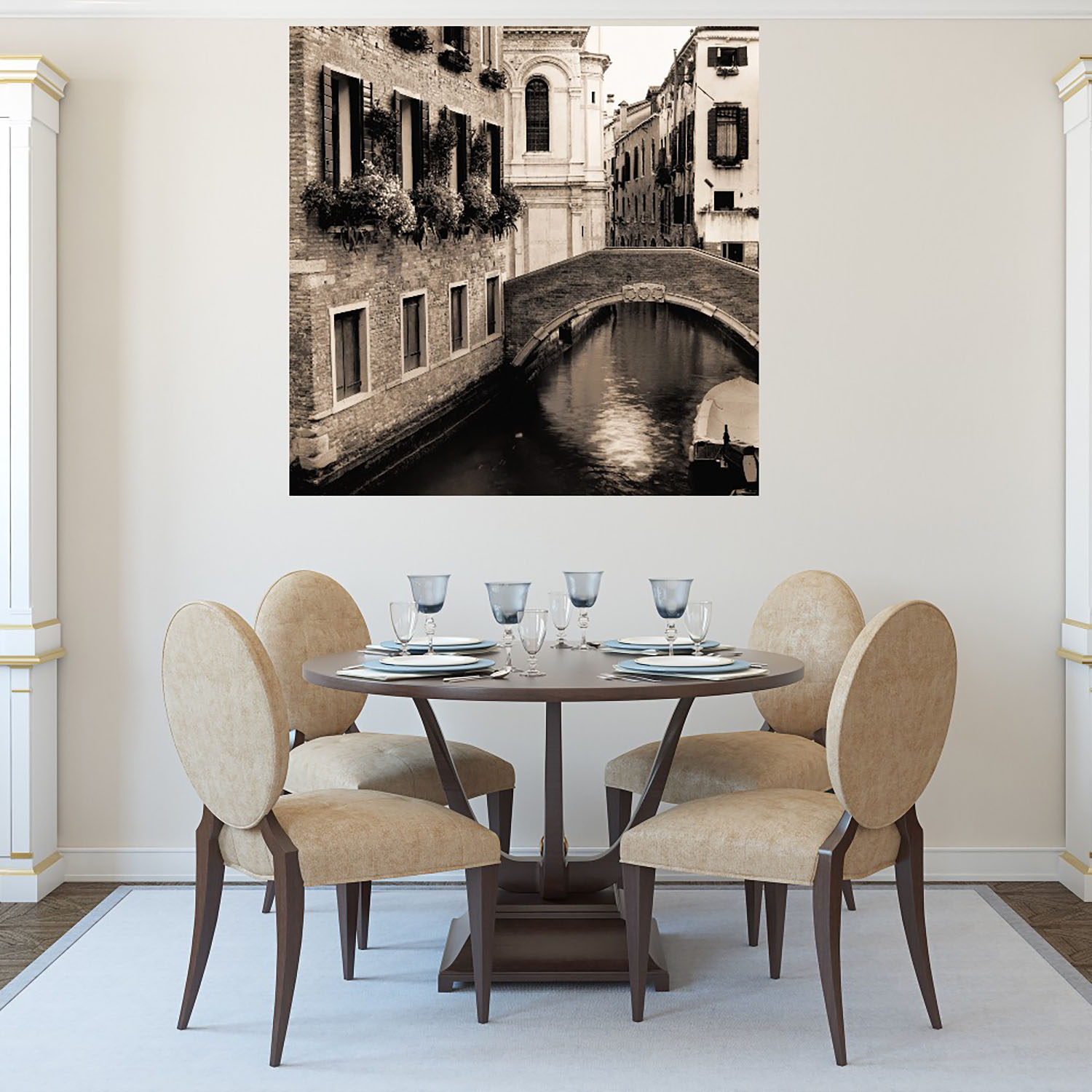 Foto 5 pulgar | Cuadro Decorativo - Puente De Venezia No. 2 - Alan Blaustein  - Arte Ciudades - Impresión En Lienzo - Fine Art Tj