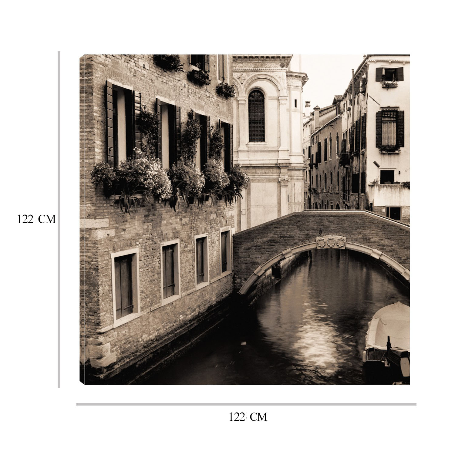 Foto 7 pulgar | Cuadro Decorativo - Puente De Venezia No. 2 - Alan Blaustein  - Arte Ciudades - Impresión En Lienzo - Fine Art Tj