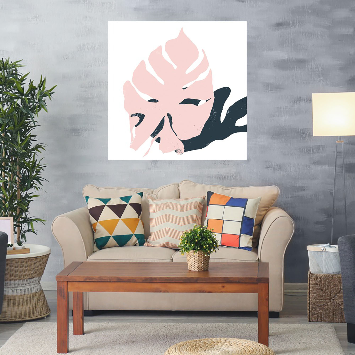 Foto 2 | Cuadro Decorativo Fine Art Tj Protector Rosado