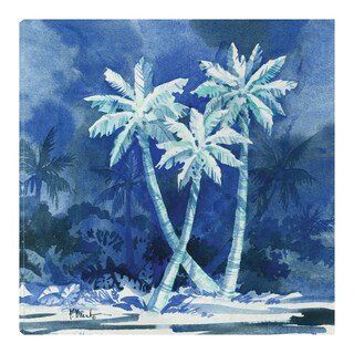 Foto 1 | Cuadro Decorativo - Palmeras De Medianoche Ii - Paul Brent - Arte Costa - Impresión En Lienzo - Fine Art Tj