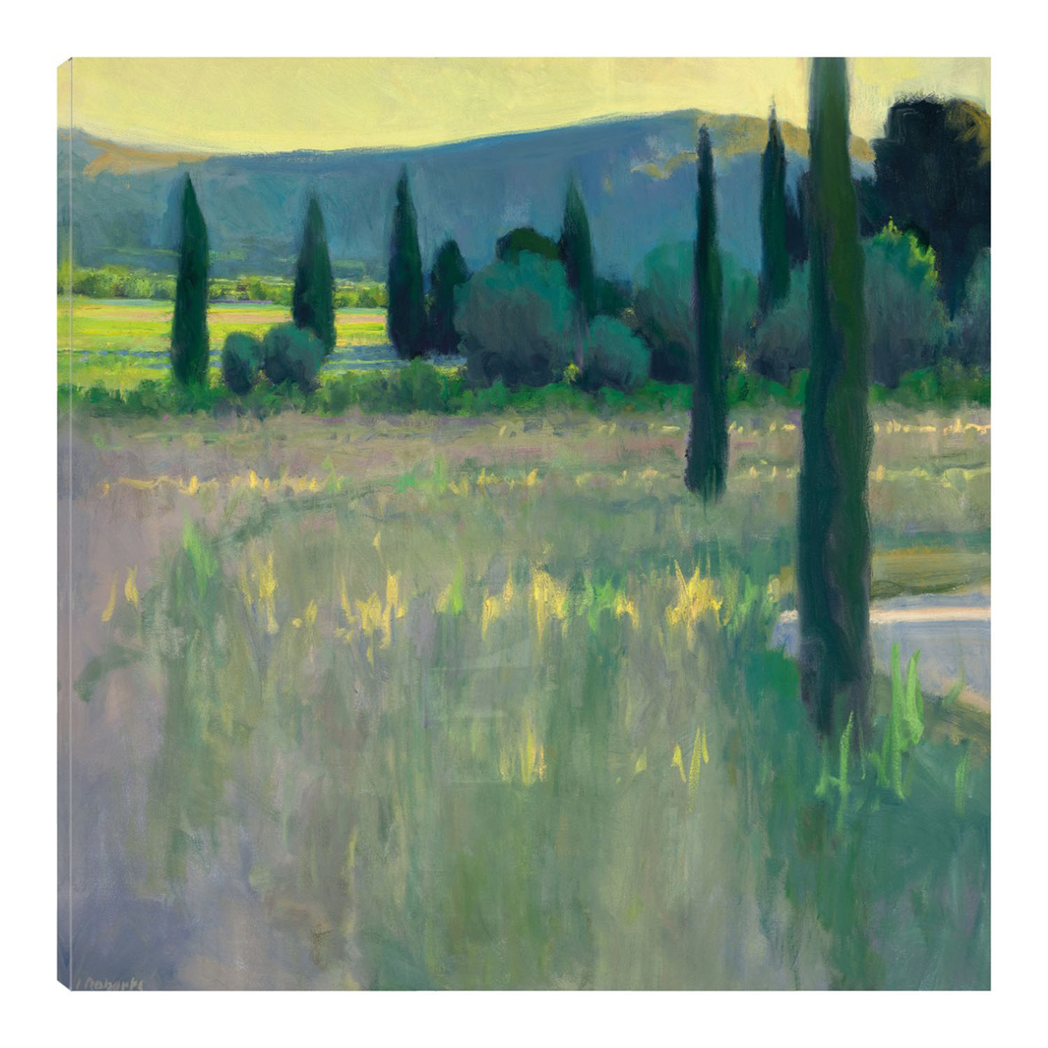 Foto 1 | Cuadro Decorativo - Noche En El Castillo - Ian Roberts  - Arte Paisaje - Impresión En Lienzo - Fine Art Tj