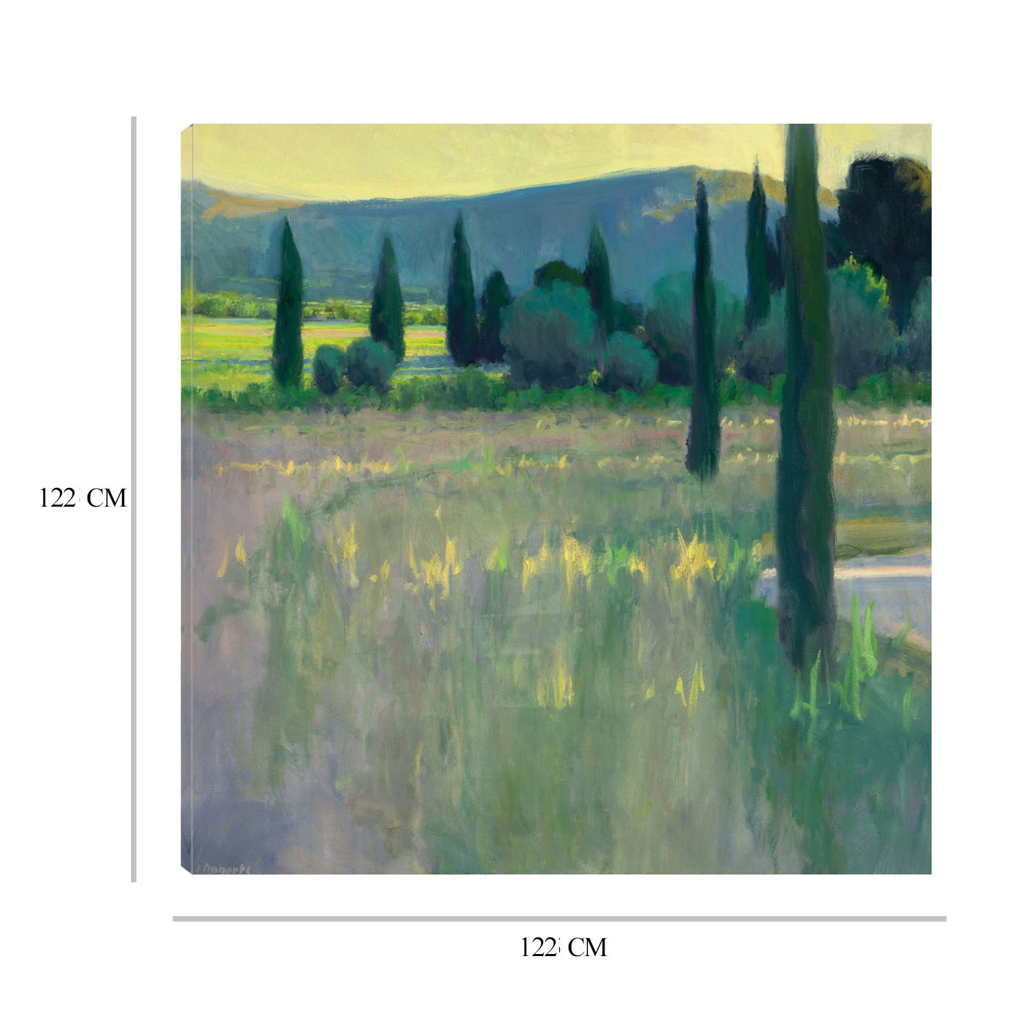 Foto 6 | Cuadro Decorativo - Noche En El Castillo - Ian Roberts  - Arte Paisaje - Impresión En Lienzo - Fine Art Tj