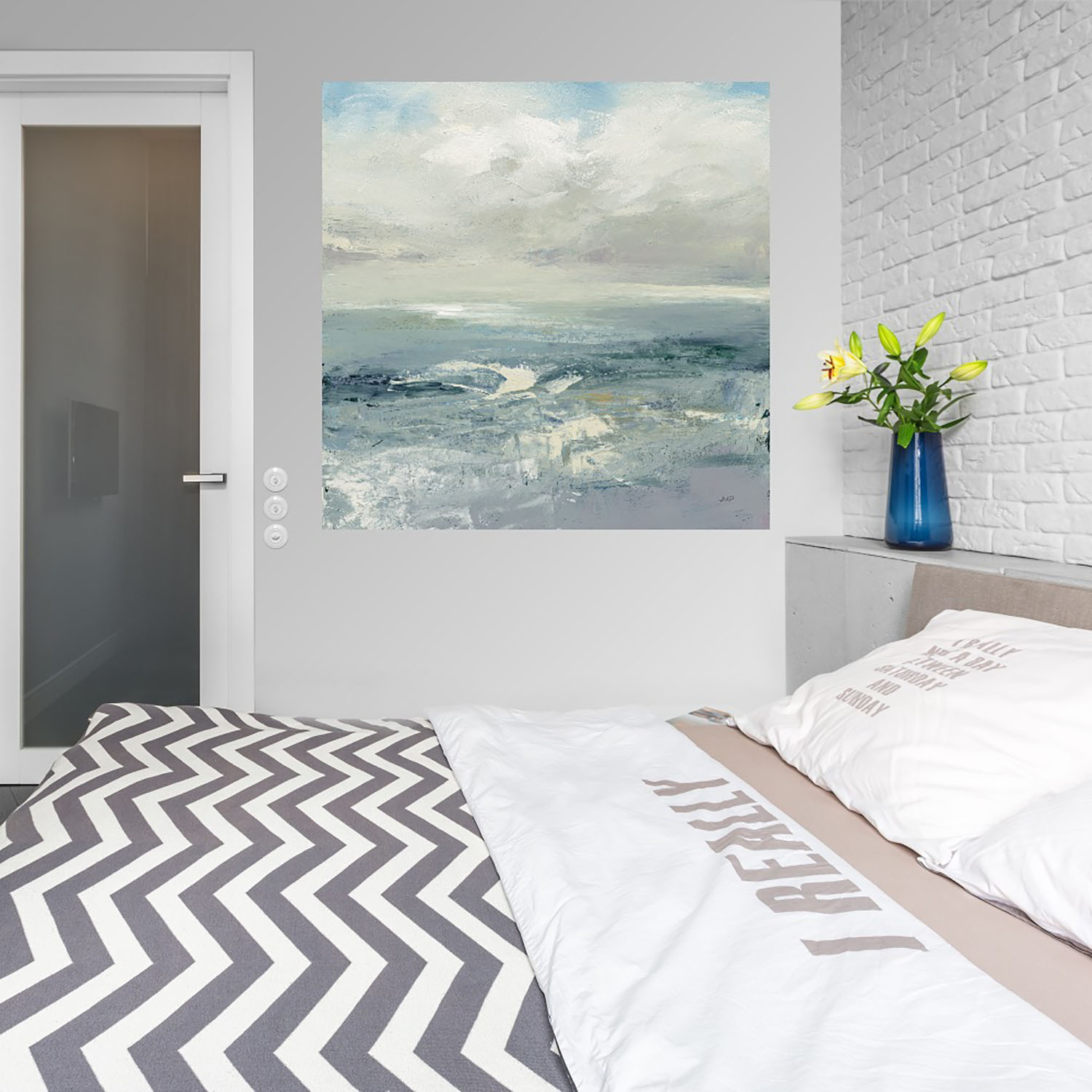 Foto 4 pulgar | Cuadro Decorativo - Ondas - Julia Purinton - Fine Art Tj - Arte Paisaje - Impresión En Lienzo