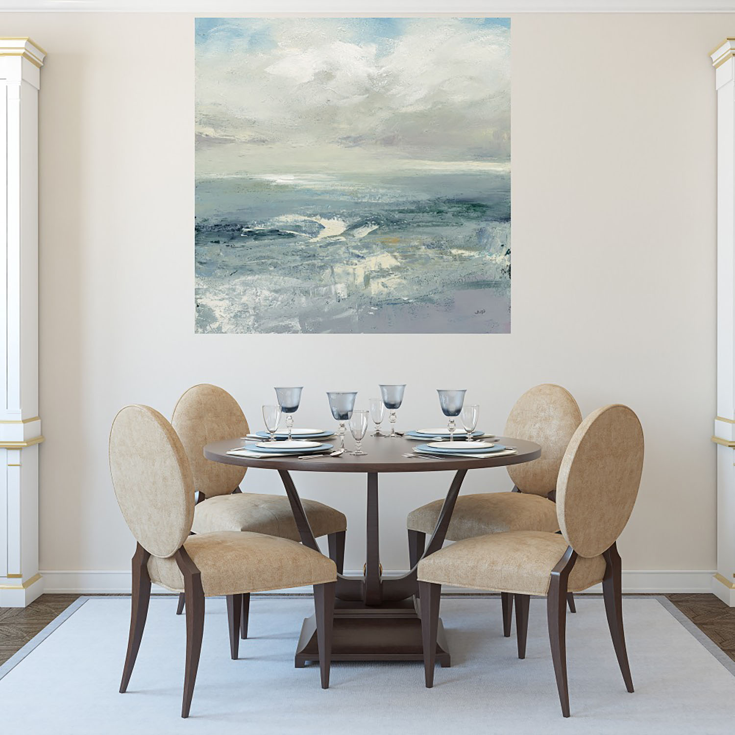 Foto 4 | Cuadro Decorativo - Ondas - Julia Purinton - Fine Art Tj - Arte Paisaje - Impresión En Lienzo