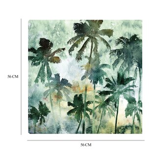 Foto 6 | Cuadro Decorativo - Palmeras De Acuarela Ii - Heather Hayes - Arte Costa - Impresión En Lienzo - Fine Art Tj