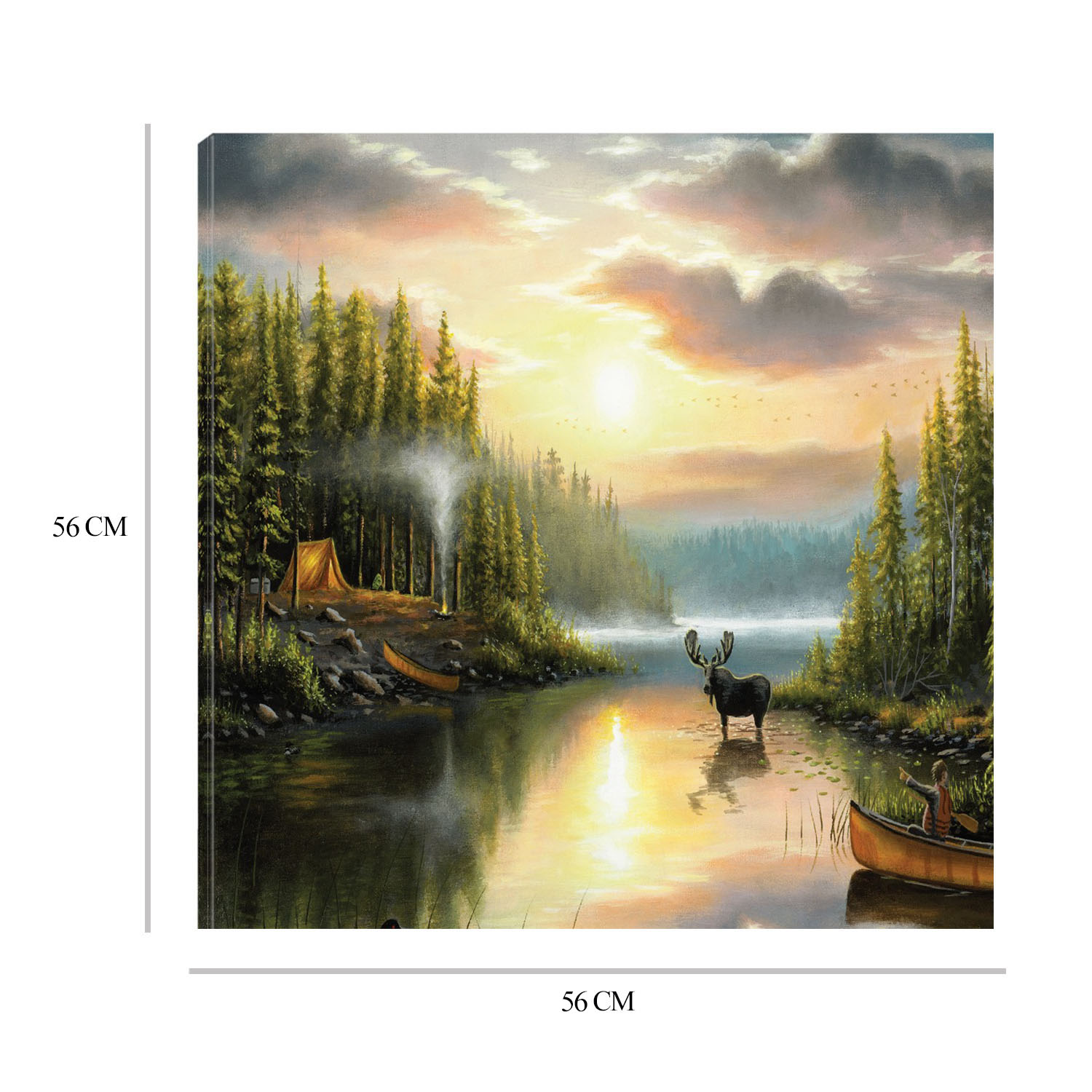 Foto 7 pulgar | Cuadro Decorativo - Recuerdos Con Papá - Chuck Black  - Arte Paisaje - Impresión En Lienzo - Fine Art Tj