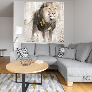 Foto 4 | Cuadro Decorativo - Retrato De León - Heather Hayes - Arte Animales - Impresión En Lienzo - Fine Art Tj