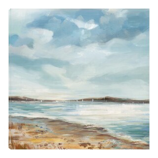 Foto 1 | Cuadro Decorativo - Playa Costera - Carson Lyons - Arte Paisaje - Impresión En Lienzo - Fine Art Tj