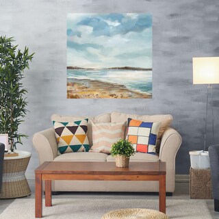 Foto 2 | Cuadro Decorativo - Playa Costera - Carson Lyons - Arte Paisaje - Impresión En Lienzo - Fine Art Tj